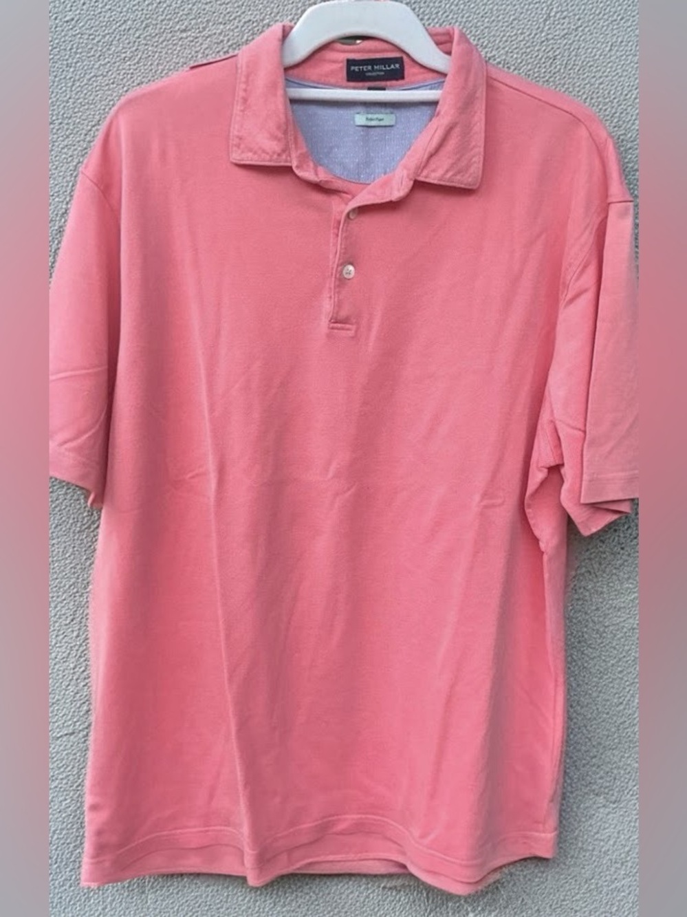 Peter Millar Coral Polo - Perfect Pique - Men’s L